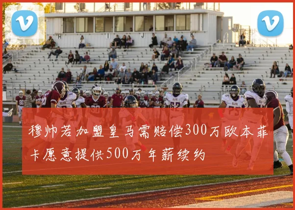 穆帅若加盟皇马需赔偿300万欧本菲卡愿意提供500万年薪续约